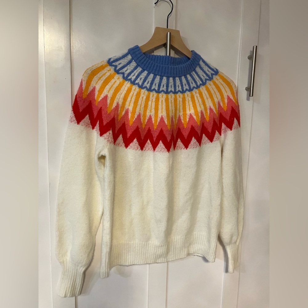 French Connection Neya Fair Isle multicolor Sweater - Picture 3 of 7